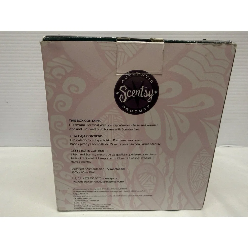 Scentsy Ribbons Of Hope Breast Cancer Warmer! Original Box Unused New